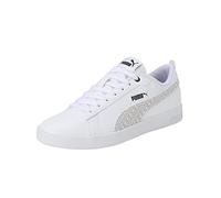 PUMA Smash Wns v2 Mono, Scarpe da Ginnastica Donna, White-Gray Violet Black, 40.5 EU