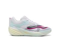 PUMA Sneaker All-pro Nitro da uomo, Bianco/Menta Melt, 40.5 EU