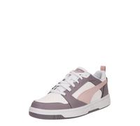 PUMA Sneaker basse Rebound V6, Scarpe, Bianco/Mauve Mist/Plum Jam, 40.5 40.5