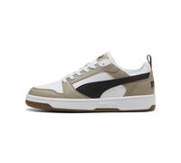 PUMA Sneaker basse Rebound V6, Scarpe, Bianco/Nero/Ice Coffee, 39 39
