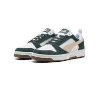 Puma Sneaker Basse Unisex Rebound V6, Green Terrain Alpine Snow Puma White, 47 EU