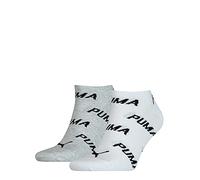 PUMA Sneaker, Calzini Unisex - Adulto, Bianco/Grigio/Nero 953, 39-42 (Pacco da 2)