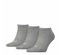 PUMA Sneaker, Calzini Unisex - Adulto, Grigio, 39-42 (Pacco da 3)