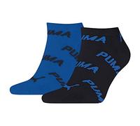 PUMA Sneaker, Calzini Unisex - Adulto, Navy/Grigio/Blu 953, 43-46 (Pacco da 2)