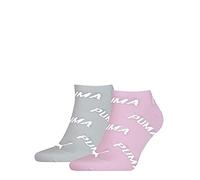 PUMA Sneaker, Calzini Unisex - Adulto, Rosa 953, 39-42 (Pacco da 2)