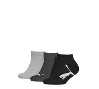 PUMA Sneaker, Calzini Unisex - Bambini e Ragazzi, Nero 969, 35-38 (Pacco da 3)