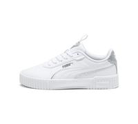 PUMA Sneaker Carina 2.0 Pop Up Metallics da Donna 38, White Matte Silver Gray Metallic