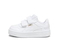 PUMA Sneaker Carina Street per bimba ai primi passi, Scarpe, Bianco/Oro, 25 25