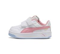 PUMA Sneaker Carina Street per bimba ai primi passi, Scarpe, Bianco/Rosascape/Exotic Rosso, 26 26
