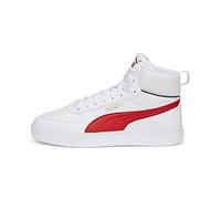 Puma Sneaker Caven Mid Uomo, Bianco per Tutti i Tempi Rosso Nero Oro, 40.5 EU
