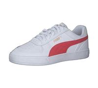 PUMA Sneaker Caven Uomo, Puma Bianco per tutti i tempi Red PUMA Gold, 42 EU