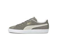 Puma Sneaker Classic XXI in Pelle Scamosciata Unisex, Grigio Acciaio Bianco, 37 EU