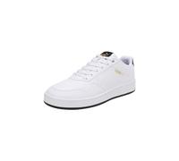Puma Sneaker Classiche Herren Court, Puma Bianco PUMA Nero PUMA Oro, 41 EU