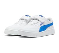 PUMA Court Classic Clean AC+ PS, Sneaker, White-Mountain Blue, 21 EU