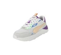 Puma Sneaker da Donna con Plateau Runtamed, Cieli Blu ultravioletti Bianchi anacardi della Nebbia d'Argento, 38 EU