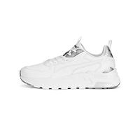 Puma Sneaker da Donna Trinity Lite Space Metallics WnsSneaker, Puma White Puma - Puma, Colore: Argento, 37 EU