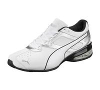 Puma Sneaker da Uomo Tazon 6 Cross Trainer, Puma Bianco-Puma Argento-Puma Nero, 42.5 EU