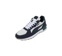 PUMA Sneaker Graviton Unisex, Multicolore Grigio Vapore Club Navy Blu Mirto Scuro Verde, 43 EU