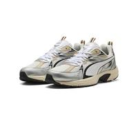 PUMA Milenio Tech, Scarpe da Ginnastica Unisex-Adulto, Bianco Caldo Bianco Argento, 42 EU