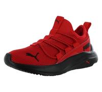 PUMA Sneaker One4all unisex da bambino, Rosso ad alto rischio, nero Puma, 13 Little Kid