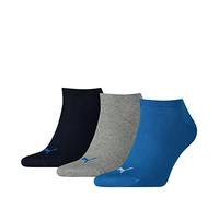 PUMA SNEAKER PLAIN 3P, Calzini, Unisex - Adulto, Black, 47-49