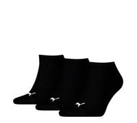 PUMA 261080001 Calzini da Sneaker, Nero, 39-42 (Pacco da 3) Unisex