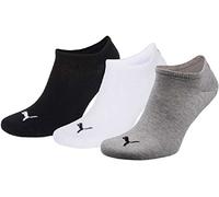 Puma, calzini sportivi unisex, confezione da 3, Uomo, 57000-43-46, Nero - bianco - grigio, 43-46