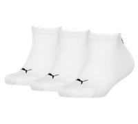 PUMA 261080001 Calzini da Sneaker, Bianco, 43-46 (Pacco da 3) Unisex