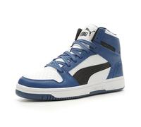 PUMA Sneaker Rebound Layup Uomo, Bianco Nero-Clyde Royal, 44 EU