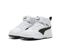 PUMA Sneaker Rebound V6 Mid per Bimbi ai Primi Passi 23, White Black