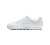 Puma Sneaker Roma Uomo, Bianco Grigio Chiaro, 40 EU