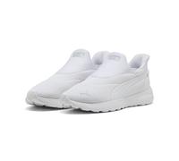 PUMA Sneaker Softride Cosmic Sliptech Unisex, Puma Bianco PUMA Bianco Freddo Grigio Chiaro, 46 EU