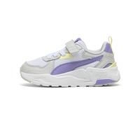 PUMA Sneaker Trinity Lite da bambini, Scarpe, Bianco/Lavender Alert/Glacial Grigio, 34.5 34.5