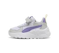 PUMA Sneaker Trinity Lite da neonati, Scarpe, Bianco/Lavender Alert/Glacial Grigio, 25 25