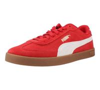 PUMA Sneaker Unisex Club II Era in Pelle Scamosciata, per Tutti i Tempi Red PUMA White PUMA Gold, 42 EU