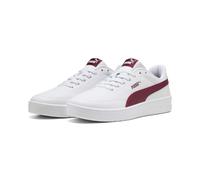 Puma Sneaker Unisex Court Classic Clean, Puma Bianco Granato Glow, 42 EU
