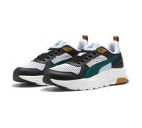 PUMA Sneaker Unisex da Bambino Trinity 2 Lt Run Fun Jr, Puma Bianco Verde Terrain PUMA Nero, 38.5 EU