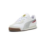 PUMA Sneaker Uomo Scuderia Ferrari Roma, Bianco Argento invecchiato Ah25, 42.5 EU