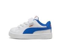 PUMA Sneakers Ballkid per bimbi ai primi passi, Scarpe, Bianco/Royal/Maple Syrup, 19 19