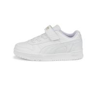 PUMA Sneakers basse RBD Game da bambini, Scarpe, Bianco/Oro, 30 30