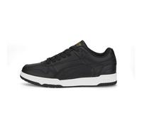 PUMA Sneakers basse RBD Game da ragazzi, Scarpe, Nero/Nero/Oro, 37.5 37.5