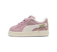 PUMA Sneakers Bowtique Suede XL per bimbi ai primi passi, Scarpe, Poised Rosa/Frosted Ivory, 21 21