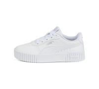 PUMA Sneakers Carina 2.0 da bambina, Scarpe, Bianco/Silver, 31 31