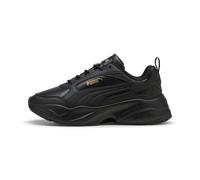 Puma Sneaker Donna Cassia 2.0, Nero, Oro e Nero., 40.5 EU