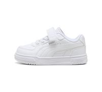 PUMA Sneakers Caven III per Bimbi ai Primi Passi 26, White Silver Metallic