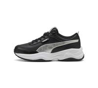 PUMA Cilia Mode Metallic Whisper Sneaker, Nero Argento Bianco, 38, Black Silver White, 38 EU