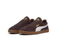 PUMA Sneakers Club II in Suede Unisex 43, Chocolate Brown White