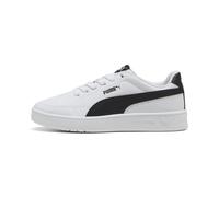 PUMA Sneakers Court Classic Clean per ragazzi, Scarpe, Bianco/Nero, 38.5 38.5