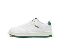 PUMA Unisex Court Classic Scarpe da ginnastica, Puma White Vine Puma Gold, 47 EU