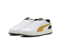 PUMA Sneakers Court Classic Unisex 45, White Archive Gold Black Yellow